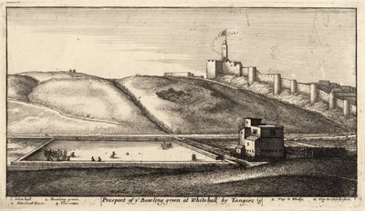 Il campo da bocce a Tangeri. Stato 1 da Wenceslaus Hollar
